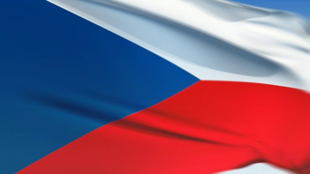 捷克共和国国旗(HD 1080i60)视频下载