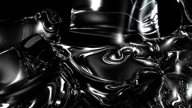 液体黑色-高清视频素材