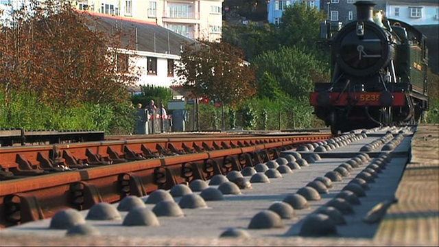 蒸汽火车与怀旧视频素材