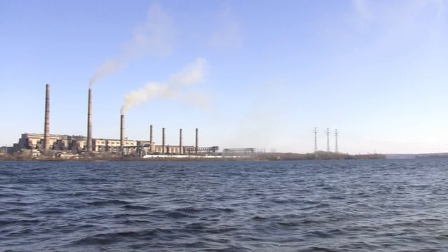 环境污染。视频素材