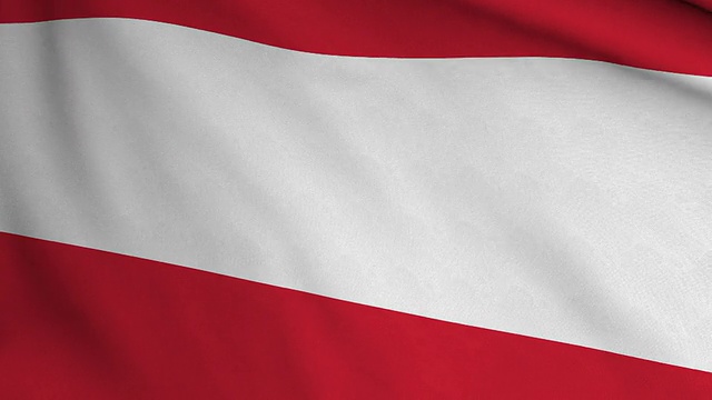奥地利国旗视频素材