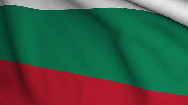 保加利亚的国旗视频素材