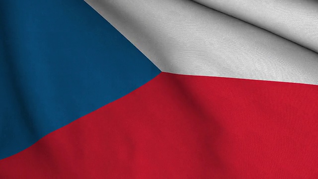 捷克国旗视频素材