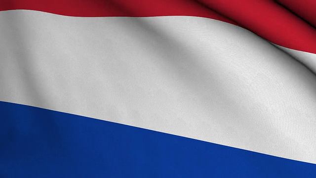 荷兰的国旗视频素材