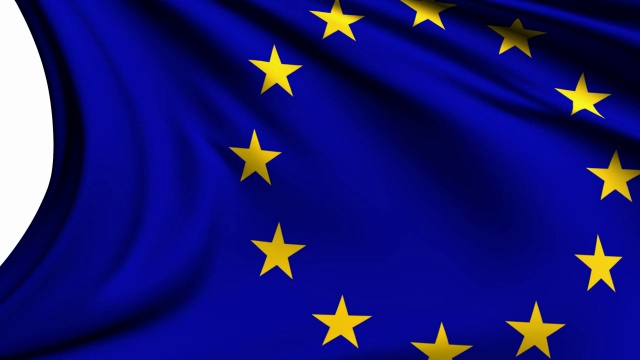 欧洲的国旗视频素材