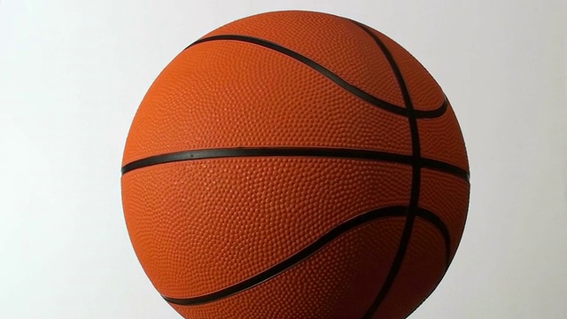 篮球循环上的白色高清视频素材