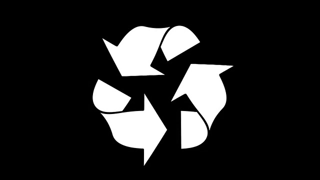 绿色回收标志视频下载