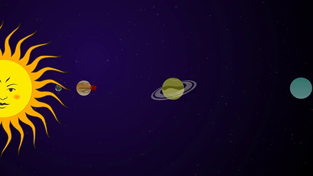 太阳系pt.2视频素材