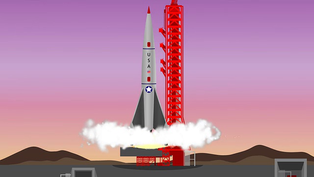 火箭起飞pt.1视频素材
