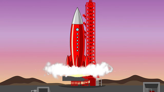 火箭起飞pt.2视频素材