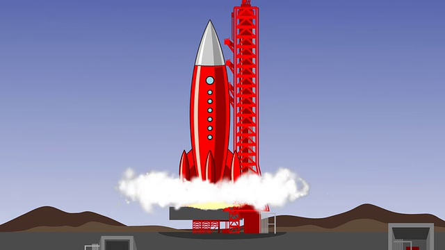火箭起飞pt.3视频素材