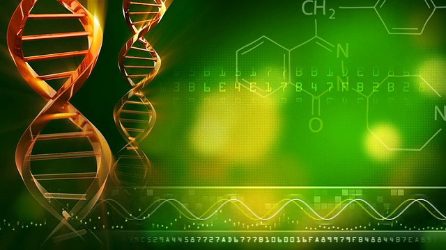 DNA链的背景视频素材