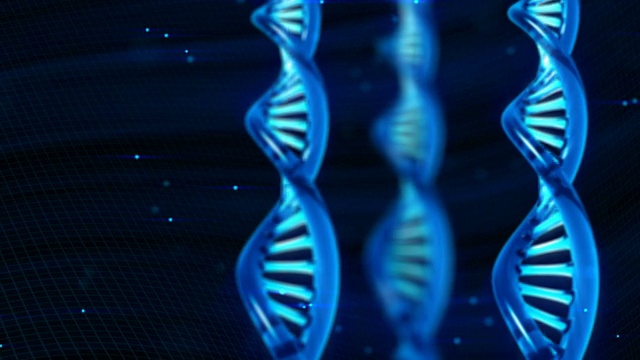 DNA分子(循环)视频素材