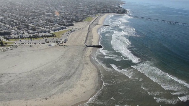 美丽的海滩天线圣地亚哥视频下载