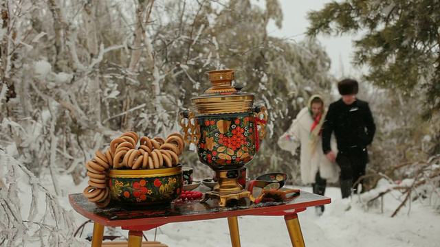 俄罗斯冬天野餐视频下载