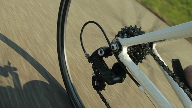 自行车齿轮移动视频素材