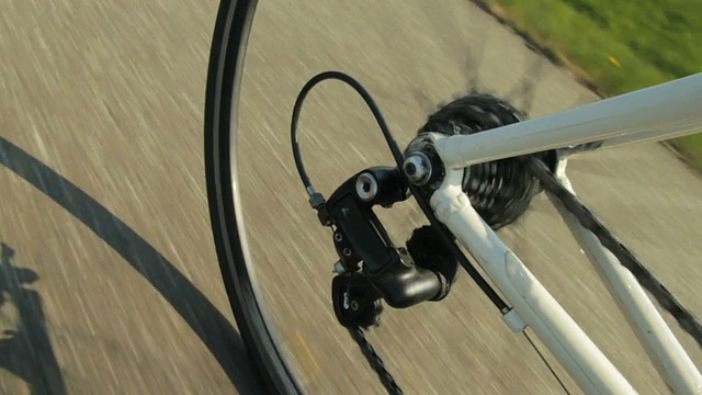 自行车齿轮移动视频素材