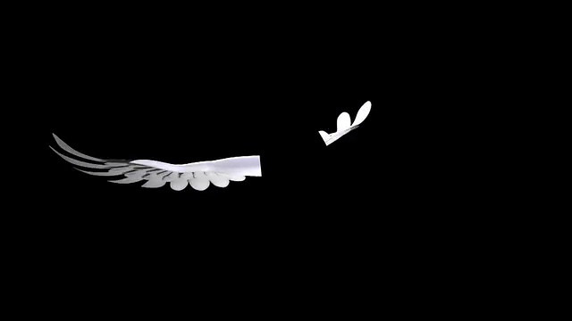 丘比特的翅膀视频素材