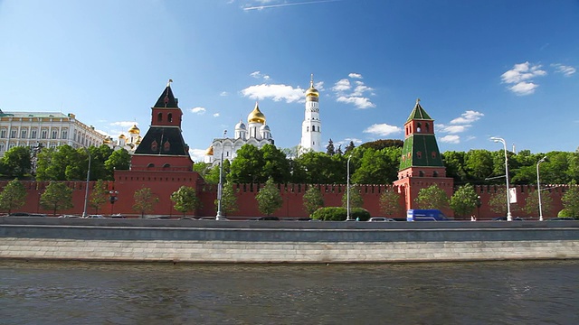 沿着莫斯科河岸旅行视频下载