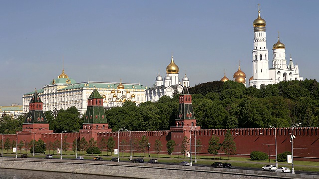 间隔拍摄。莫斯科。克林姆林宫视频下载