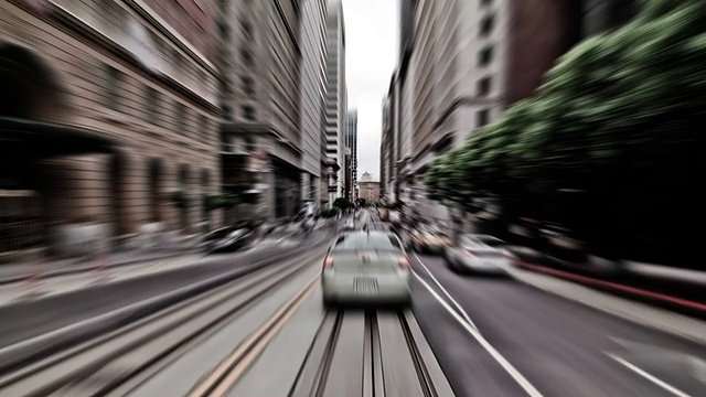 SF城市驾驶时间流逝视频素材