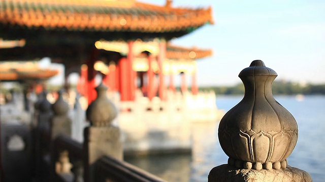 北京美景:北海公园视频素材