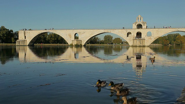 阿维尼翁桥，法国视频素材