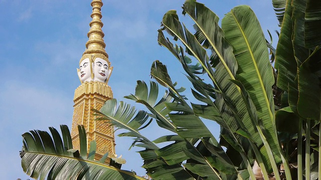 位于亚洲柬埔寨金边的皇家宫殿视频下载
