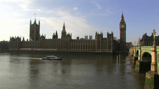 英国的国会大厦视频素材
