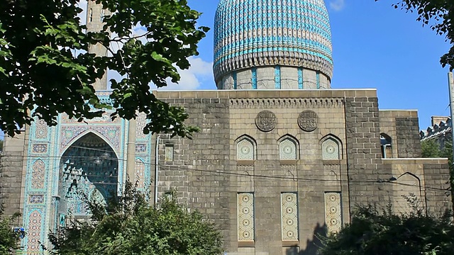 俄罗斯圣彼得堡清真寺视频下载