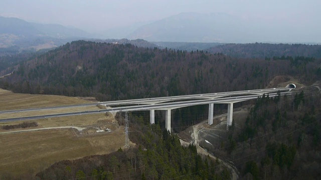 从空中高架桥视频素材