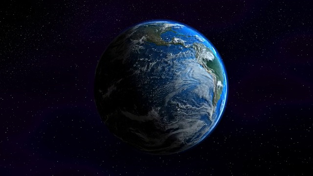 地球行星循环。宇宙学家sinfin。视频素材