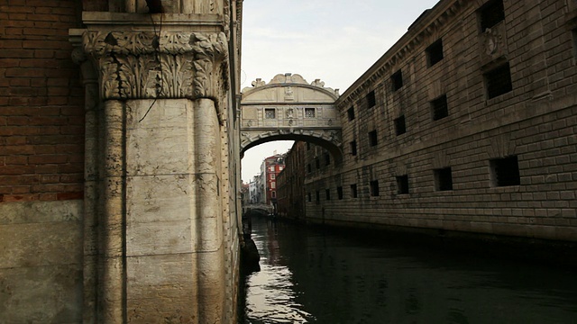 威尼斯叹息桥视频素材