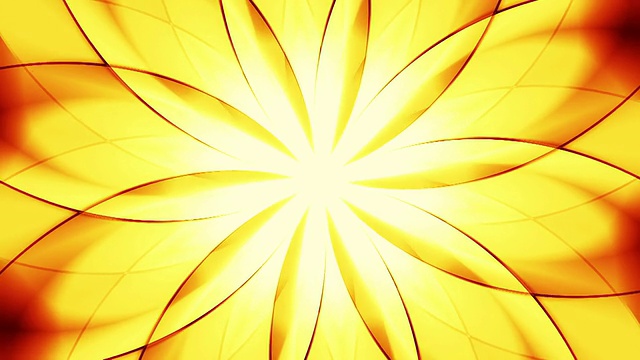 抽象花卉背景，金色色调视频下载