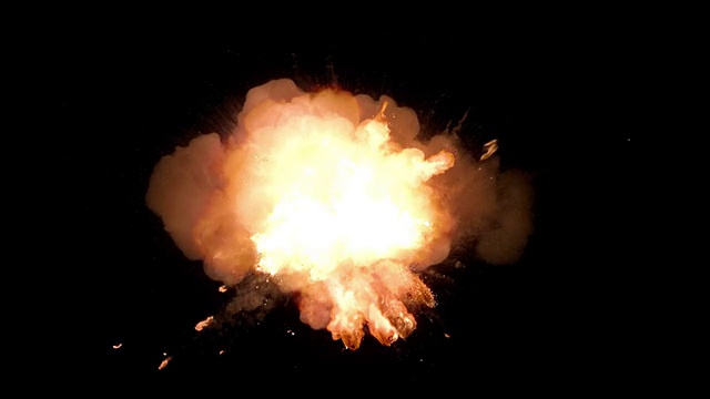 火球爆炸，慢镜头视频素材