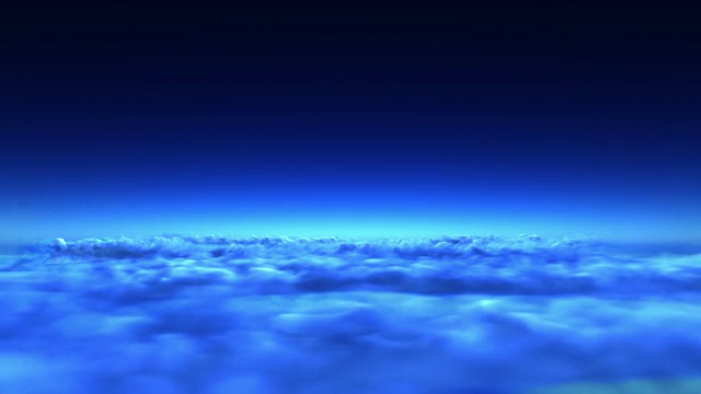 夜间云层飞行视频素材
