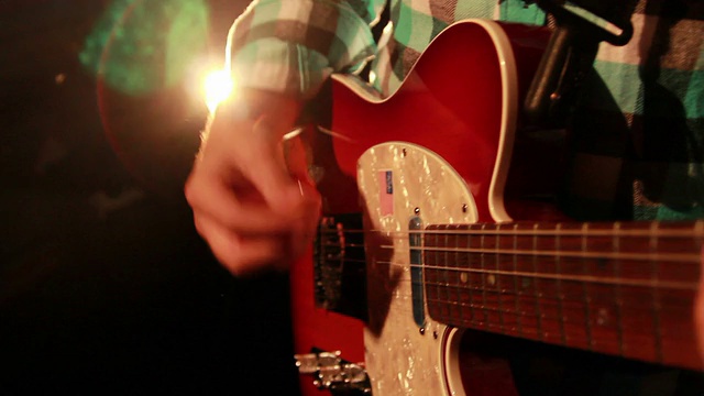 摇滚吉他手视频素材