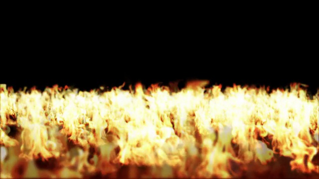 火焰，地板燃烧视频素材
