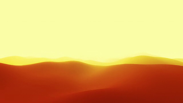 Сamera飞过抽象的沙漠。视频下载