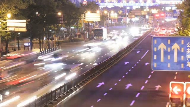 中国上海繁忙的道路视频下载