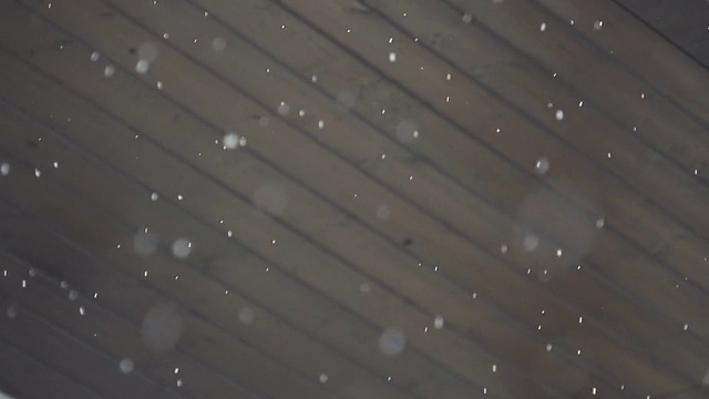 慢动作:下雪视频素材
