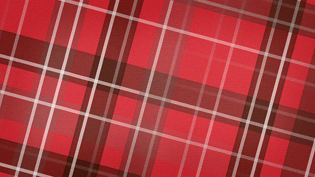 红色苏格兰格子织物可循环的背景视频素材