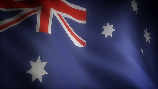 澳洲国旗(无缝)视频素材
