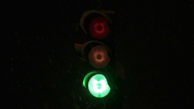 交通灯变绿视频下载