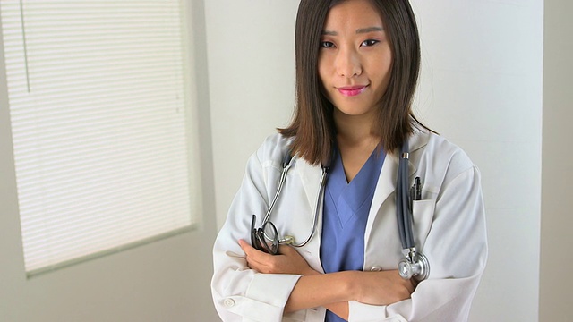 中国女医生的肖像视频下载