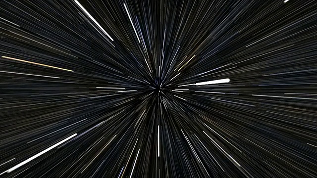 星场扭曲/超空间(循环)视频素材