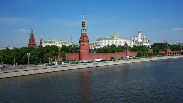 莫斯科克里姆林宫全景视频素材