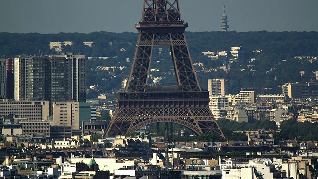 巴黎的埃菲尔铁塔视频素材