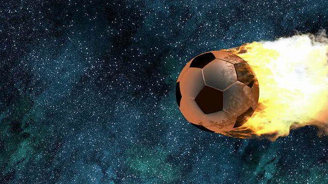 燃烧的足球。α的视频下载