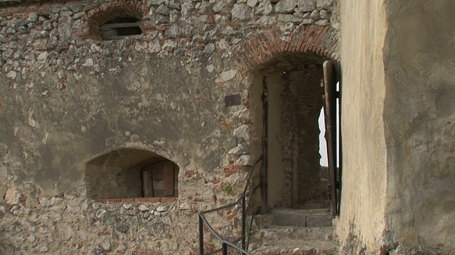 旧城堡的门视频素材